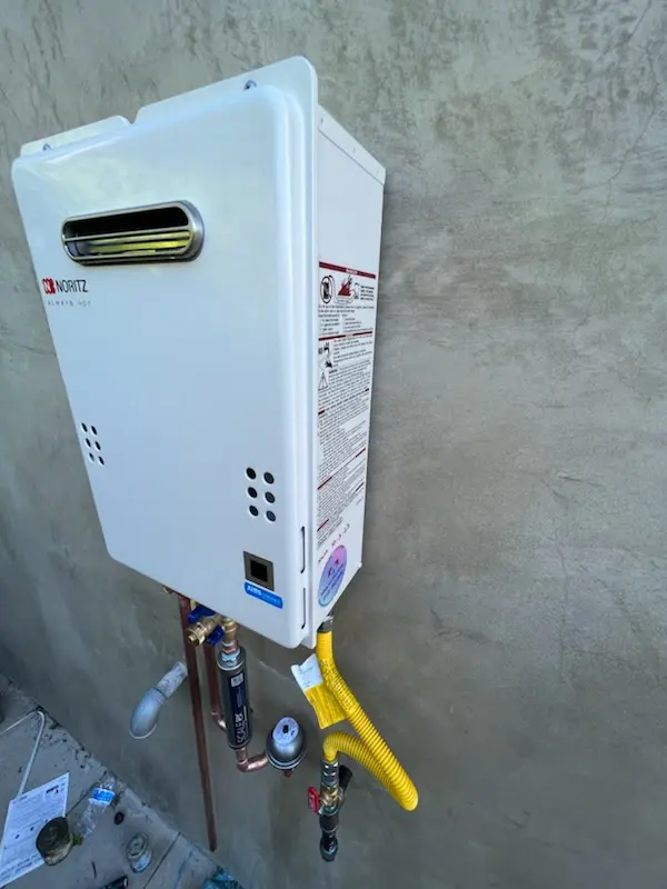 Tankless water heater installation for Mount Freedom homes